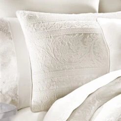 Mackay Comforter Set, White, Queen -Five Queens Court Shop 1521a363098b7080 7232 w800 h800 b0 p0