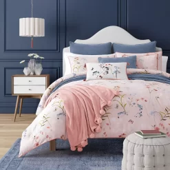 Five Queens Court Blakely Rose Comforter Set With Shams