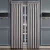 Five Queens Court Genesis Charcoal 2-pack Window Curtains -Five Queens Court Shop 4430815