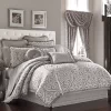 Five Queens Court Lafayette Silver Comforter Set With Shams 1 Five Queens Court Lafayette Silver Comforter Set With Shams -Five Queens Court Shop 4780951