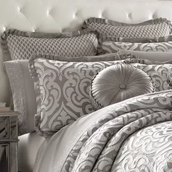 Five Queens Court Lafayette Silver Comforter Set With Shams 7 Five Queens Court Lafayette Silver Comforter Set With Shams -Five Queens Court Shop 4780951 ALT3