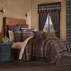 Five Queens Court Medina Chocolate Comforter Set With Shams