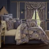 Five Queens Court Woodstock Indigo Comforter Set With Shams -Five Queens Court Shop 4780982