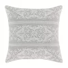 Five Queens Court Maryanne Beige 16" Square Decorative Throw Pillow -Five Queens Court Shop 4790272