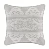 Five Queens Court Maryanne Beige 18" Square Decorative Throw Pillow -Five Queens Court Shop 4790273