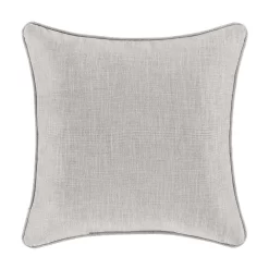 Five Queens Court Maryanne Beige 18" Square Decorative Throw Pillow -Five Queens Court Shop 4790273 ALT2