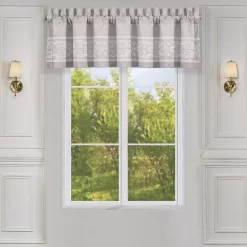 Five Queens Court Maryanne Beige Window Straight Valance