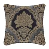Five Queens Court Bristol Indigo 18" Square Decorative Throw Pillow -Five Queens Court Shop 4790282