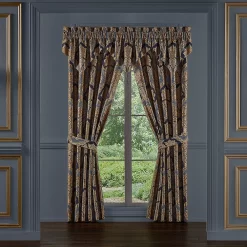 Five Queens Court Bristol Indigo 2-pack Window Curtain Set -Five Queens Court Shop 4790284 ALT4