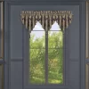 Five Queens Court Bristol Indigo Window Ascot Valance