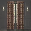 Five Queens Court Middleton Red 2-pack Window Curtain Set