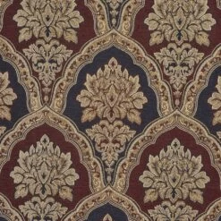 Five Queens Court Middleton Red 2-pack Window Curtain Set -Five Queens Court Shop 4790290 ALT3