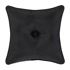 Five Queens Court Silverstone Silver 18" Square Decorative Throw Pillow -Five Queens Court Shop 4790308 ALT2