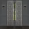Five Queens Court Silverstone Silver 2-pack Window Curtain Set -Five Queens Court Shop 4790310