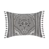Five Queens Court Silverstone Silver Boudoir Decorative Throw Pillow -Five Queens Court Shop 4790312