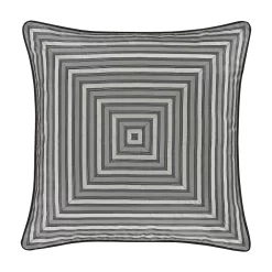 Five Queens Court Silverstone Silver Euro Sham