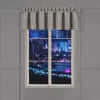 Five Queens Court Houston Charcoal Window Straight Valance -Five Queens Court Shop 4790329