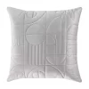 Five Queens Court Bradley Square Decorative Throw Pillow -Five Queens Court Shop 4962636 Gray