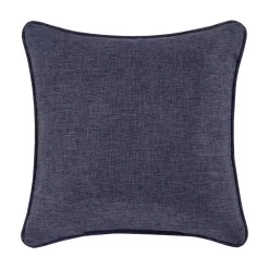 Five Queens Court Shelburne Indigo 16" Square Decorative Throw Pillow -Five Queens Court Shop 4990017 ALT2