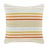 Five Queens Court Rebecca 18" Square Throw Pillow -Five Queens Court Shop 5270651 Orange