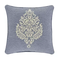 Five Queens Court Augusta 20" Square Decorative Throw Pillow