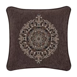 Five Queens Court Monaco 18" Square Decorative Throw Pillow