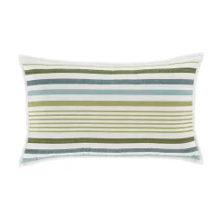 Five Queens Court Rebecca Surf Quilted Boudoir Decorative Throw Pillow