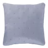 Five Queens Court Vito Square Throw Pillow -Five Queens Court Shop 5701918 Blue