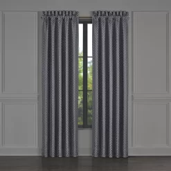 Five Queens Court Leah 84" Set Of 2 Window Curtain Panels