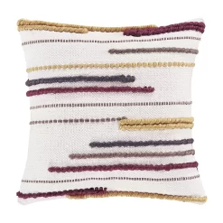 Five Queens Court Wilda Decorative Square Throw Pillow