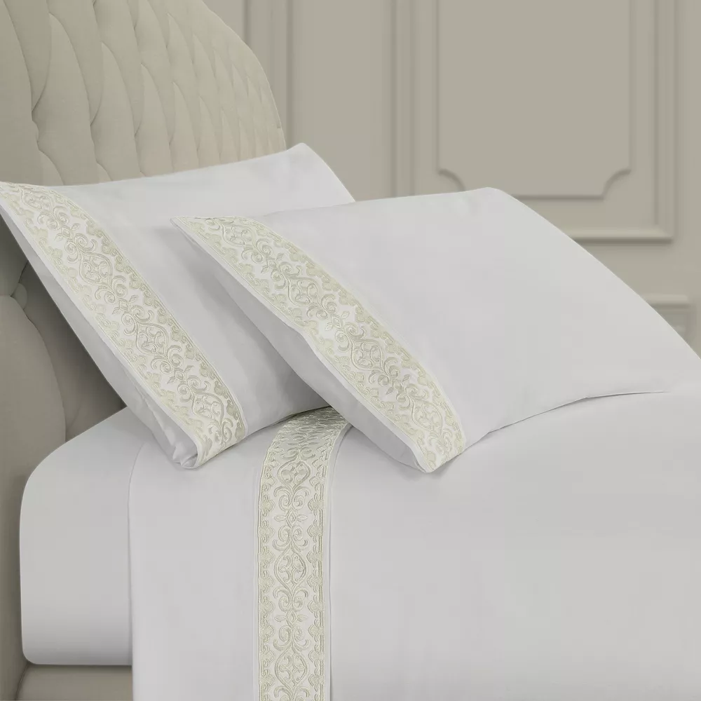 Five Queens Court Makayla Sheet Set Or Pillowcase Set 4 Five Queens Court Makayla Sheet Set Or Pillowcase Set - Image 2