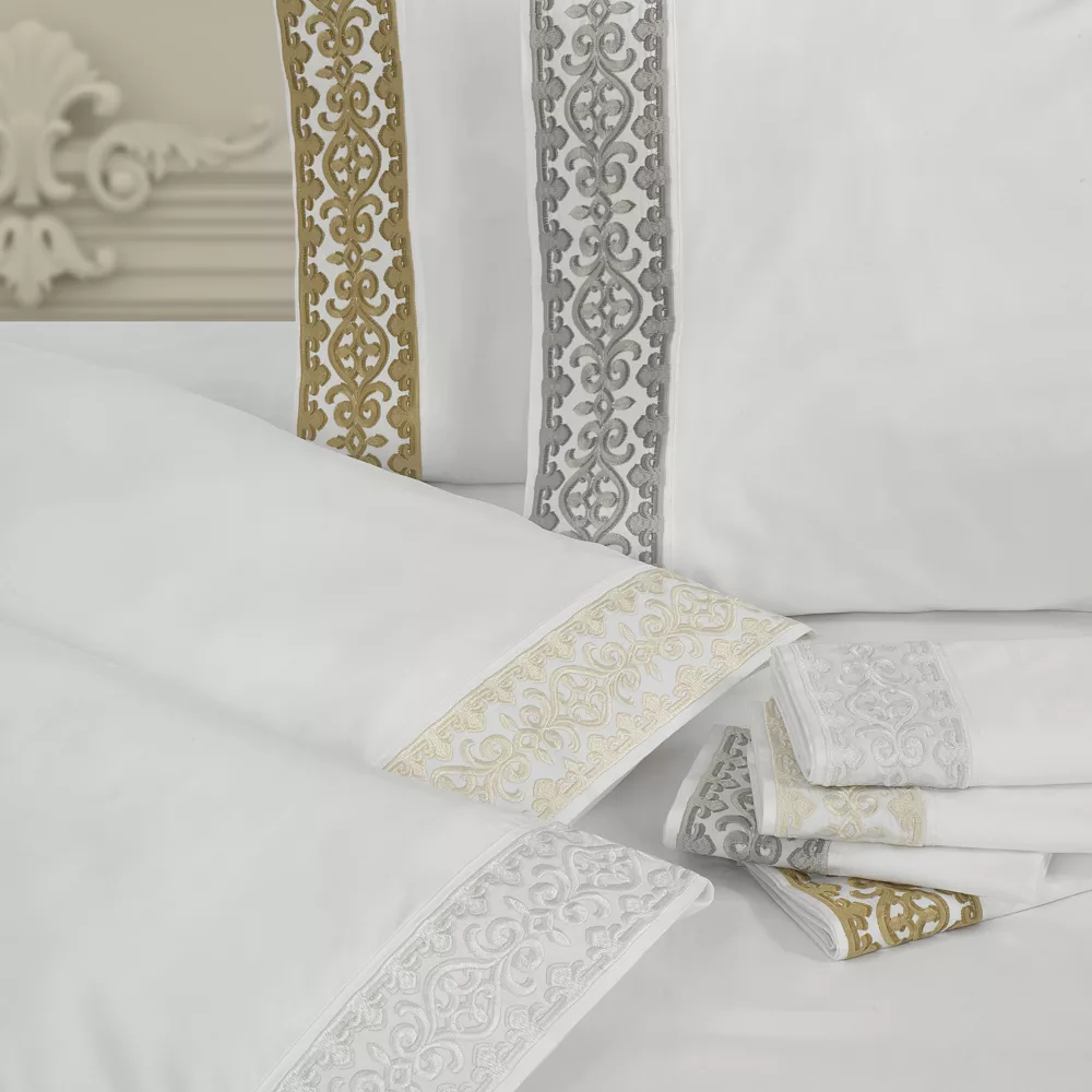 Five Queens Court Makayla Sheet Set Or Pillowcase Set 6 Five Queens Court Makayla Sheet Set Or Pillowcase Set - Image 4