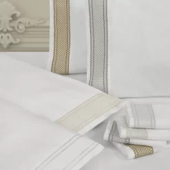 Five Queens Court Montefiore Sheet Set Or Pillowcase Set -Five Queens Court Shop 5942503 ALT3
