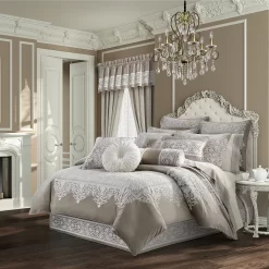Five Queens Court Othello Linen 4-piece Comforter Set