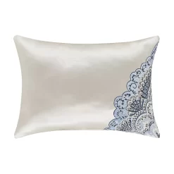 Five Queens Court Alexa Cream Boudoir Decorative Throw Pillow
