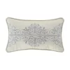 Five Queens Court Angelo Silver Boudoir Decorative Throw Pillow -Five Queens Court Shop 5998616
