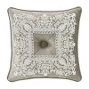 Five Queens Court Othello Linen 18" Square Decorative Throw Pillow -Five Queens Court Shop 5998667