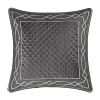 Five Queens Court Darwin Charcoal Euro Sham -Five Queens Court Shop 5998683