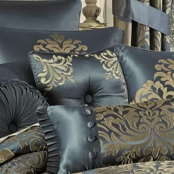 Five Queens Court Carla Azure 18" Square Decorative Throw Pillow -Five Queens Court Shop 5998685 ALT2