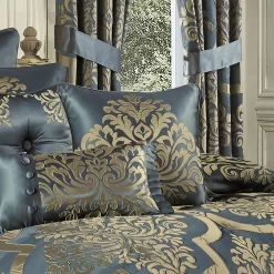 Five Queens Court Carla Azure 20" Square Decorative Throw Pillow -Five Queens Court Shop 5998686 ALT2