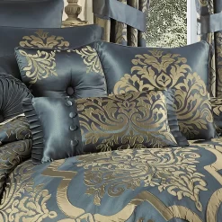 Five Queens Court Carla Azure Boudoir Decorative Throw Pillow -Five Queens Court Shop 5998690 ALT2