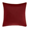 Five Queens Court Nicholas Crimson 18" Square Embellished Decorative Throw Pillow 1 Five Queens Court Nicholas Crimson 18" Square Embellished Decorative Throw Pillow -Five Queens Court Shop 6005950