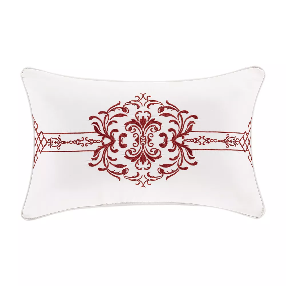 Five Queens Court Holiday Dreams Red Boudoir Decorative Throw Pillow 3 Five Queens Court Holiday Dreams Red Boudoir Decorative Throw Pillow