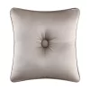 Five Queens Court Antonia Sand 16" Square Decorative Throw Pillow -Five Queens Court Shop 6125229