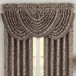 Five Queens Court Antonia Mink Window Waterfall Valance