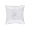 Five Queens Court Antonia White 16" Square Decorative Throw Pillow -Five Queens Court Shop 6125312