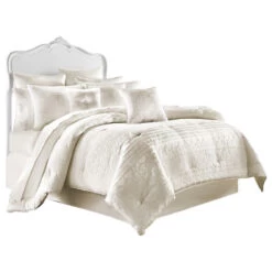 Mackay Comforter Set, White, Queen