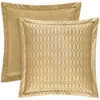 Saranda Euro Sham Gokd, Gold, 26"x26'' 1 Saranda Euro Sham Gokd, Gold, 26"x26'' -Five Queens Court Shop home design