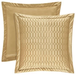 Saranda Euro Sham Gokd, Gold, 26"x26''